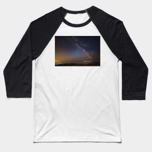 Bioluminescent plankton at Port Eynon Bay, Gower Baseball T-Shirt